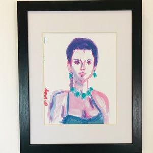 Original signed  art print "After the party"